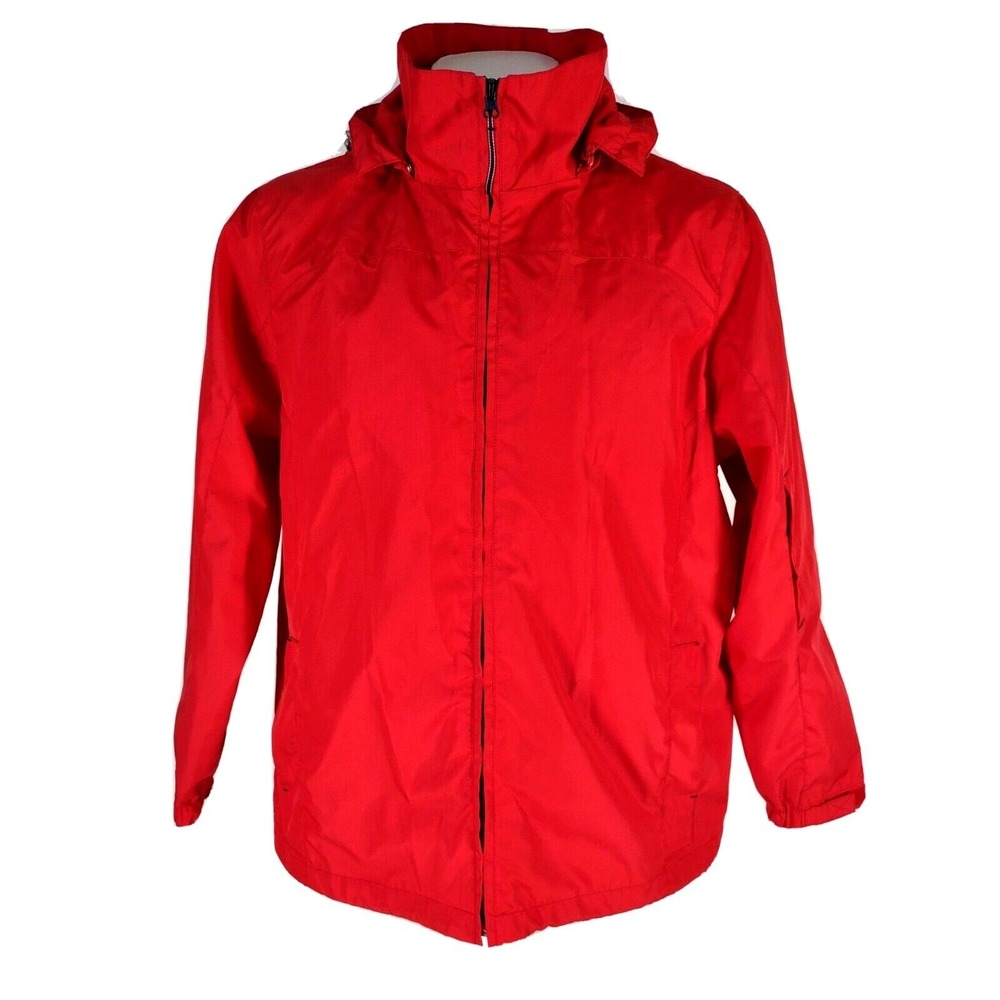 Mackintosh HydroTec Jacket Large Mens Gorp Core Red Raincoat Hooded‎ Windbreaker